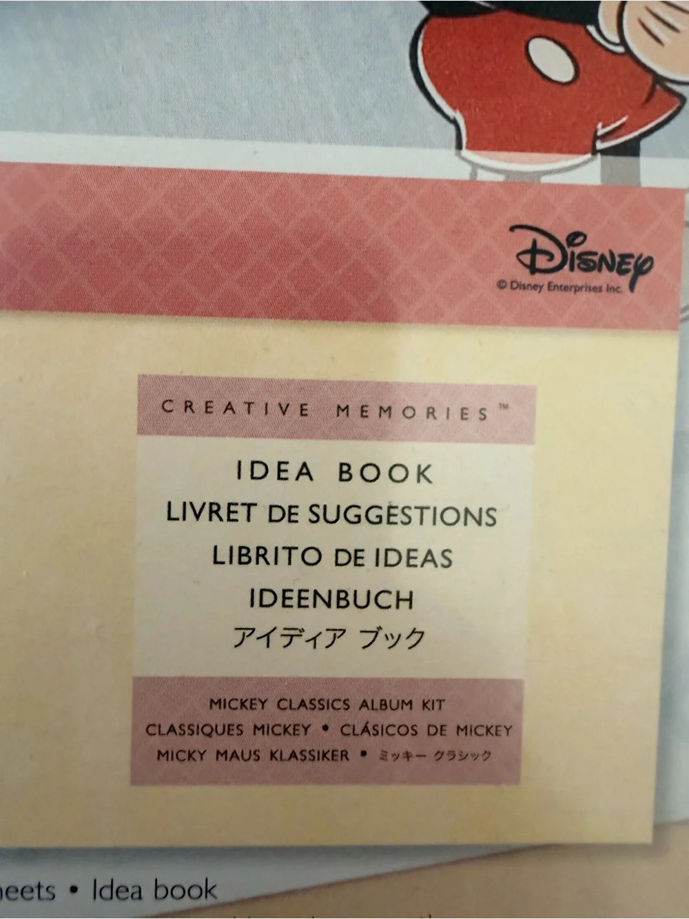 Creative Memories official disney